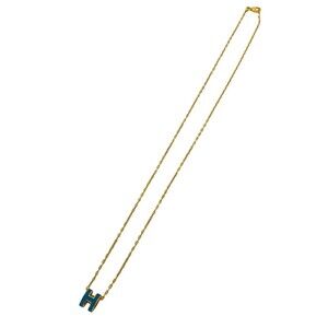 HERMES Blue Necklace